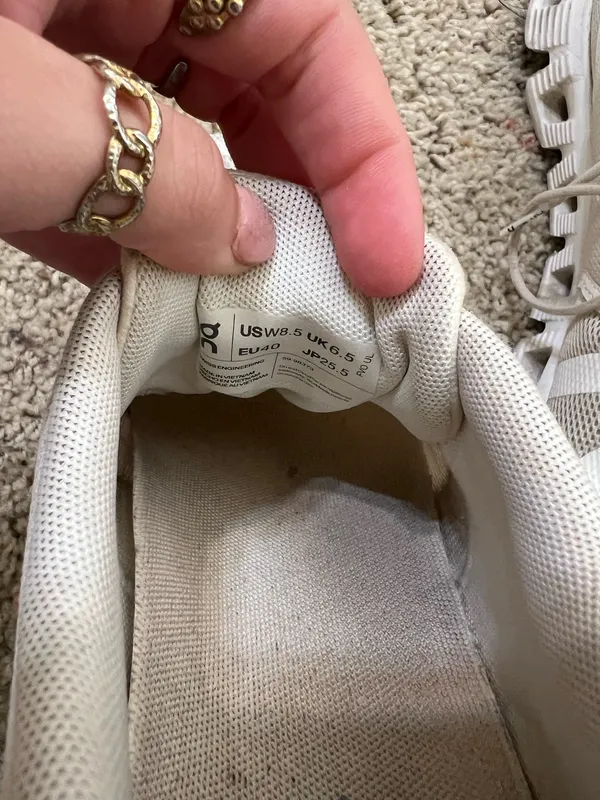 On cloud shoes women’s size 8.5 - Image 2