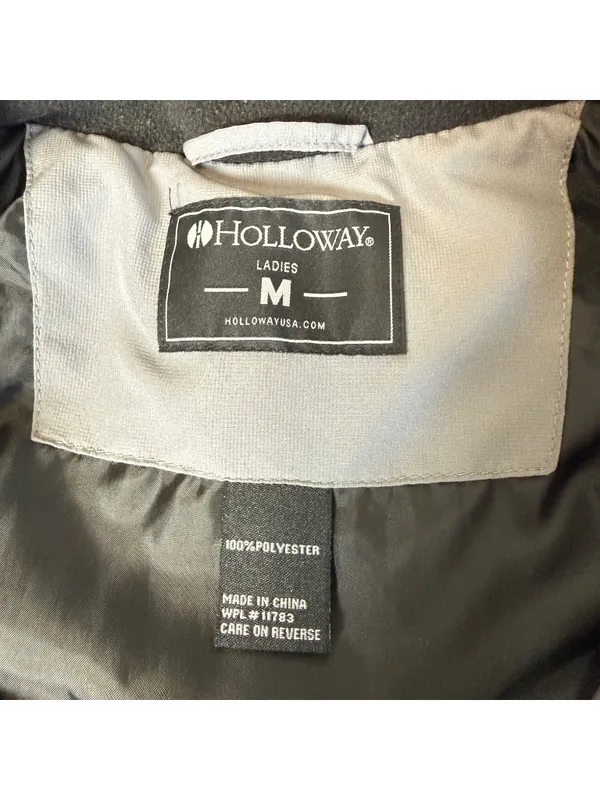 Holloway Quilted Iowa State Cyclones Vest Women Medium Gray Embroidered Ames ISU - Image 5