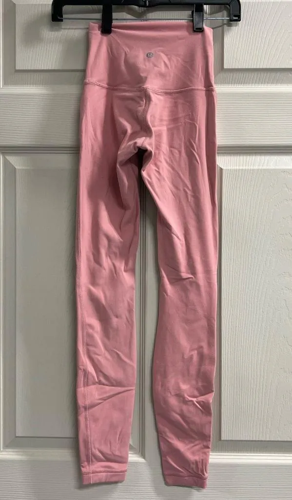 Lululemon Pink 26” Leggings - Size 0 - EUC - Image 2