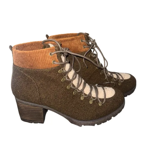 Kork-Ease NEW Elin High Pile Fleece Lug Sole Bootie - Image 9