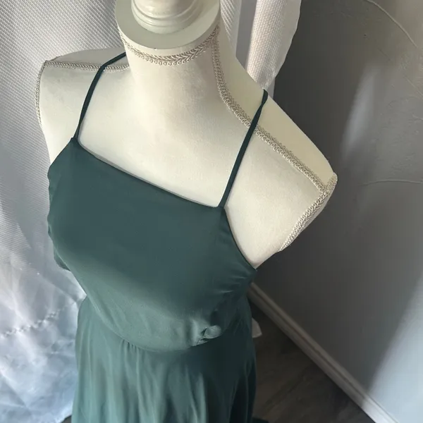 Lulu's Elegant Teal Maxi Dress - Image 6