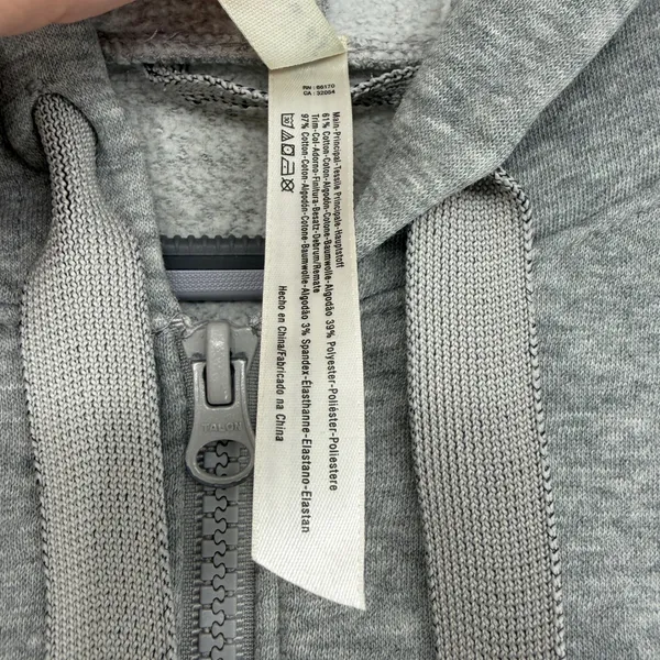 Free People Movement‎ Gray Half Zip Hoodie Sweatshirt Small Athleisure - Image 5