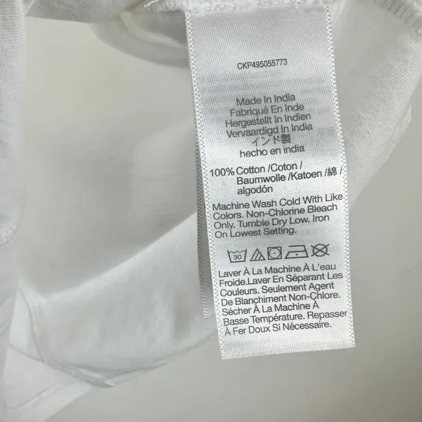 Madewell Essential Slim Tee Shirt Lightweight Cotton Basics White Small NWT - Image 11
