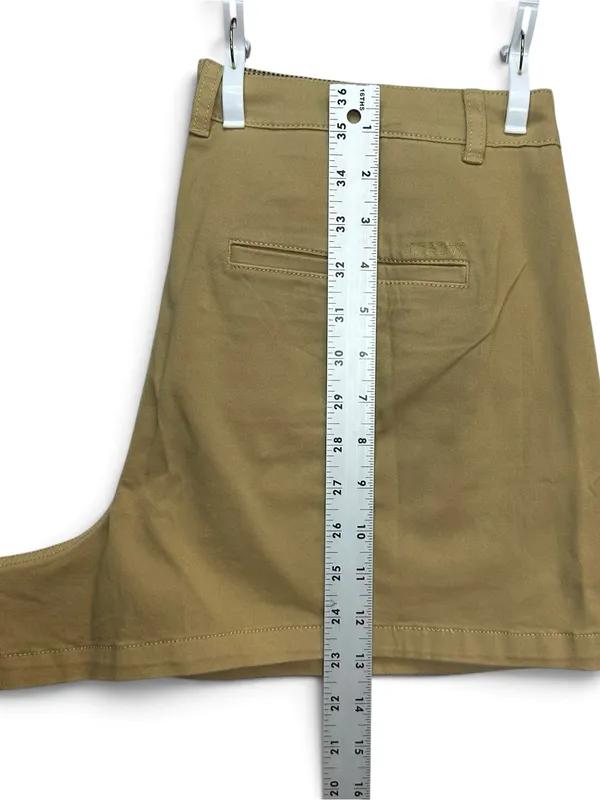 J.Crew Pleated Heritage Chino Shorts Women’s 8 Khaki 3” Inseam Stretch NWT - Image 6