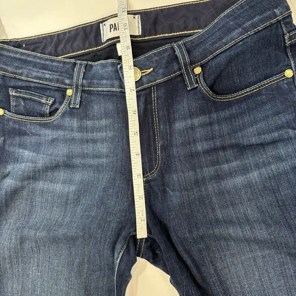 Paige Jeans Womens Size 27 Skyline Bootcut Dark Wash - Image 4