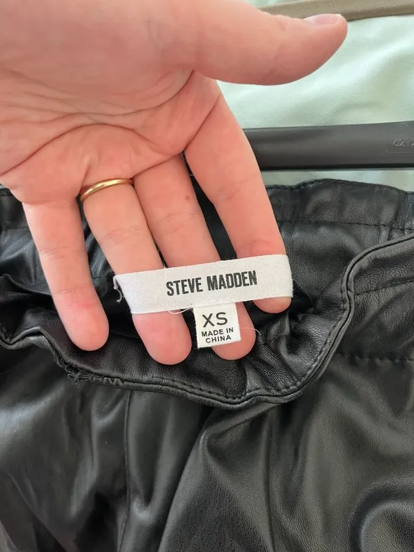 Steve Madden Leather Shorts - Image 4