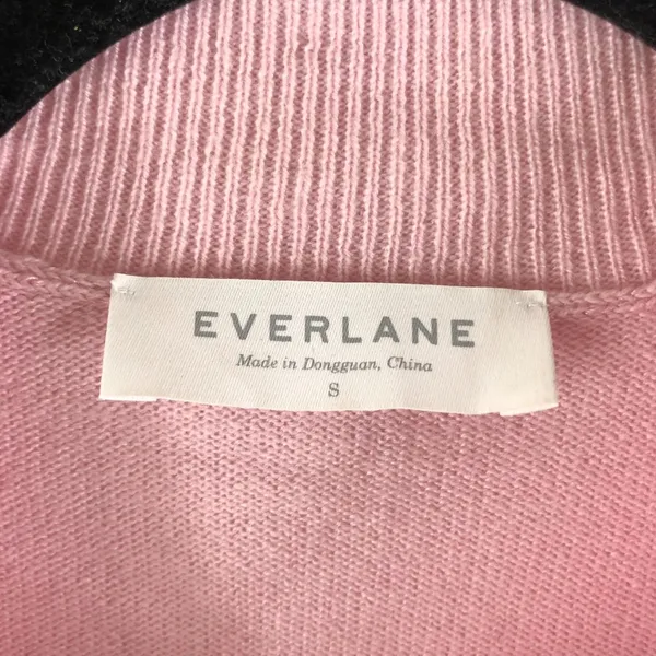 Everlane Womens Cashmere Sweater Mock Neck Pink Size S - Image 7