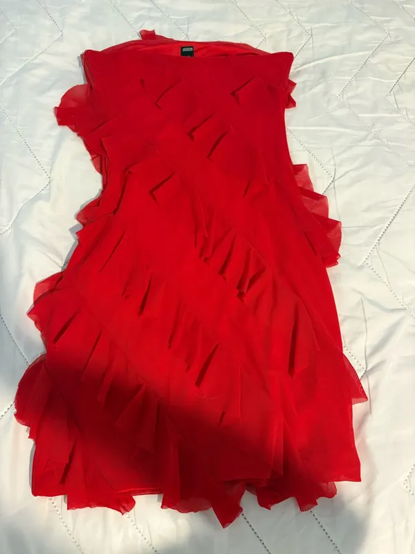 Windsor Dress Mini Homecoming Red - Image 3