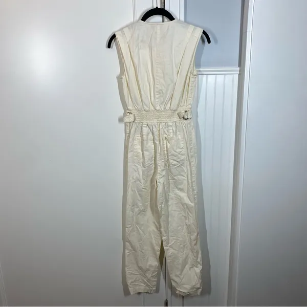 Thakoon Collective Asymmetric Jumpsuit Cream Womens Size 0 Designer contemporary - Image 5