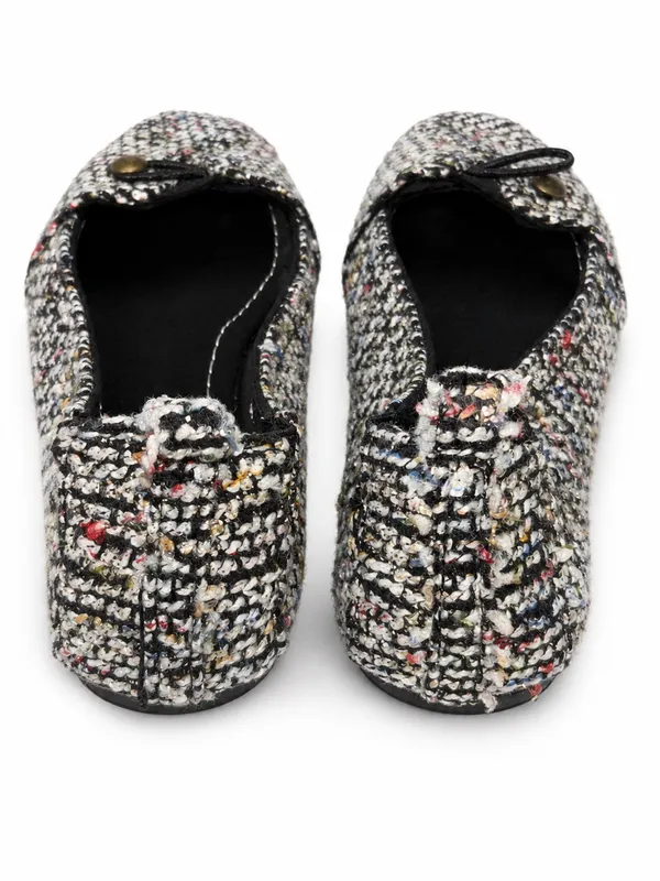 Faded Glory Tweed Ballet Flats in Neutral Multi - Image 2