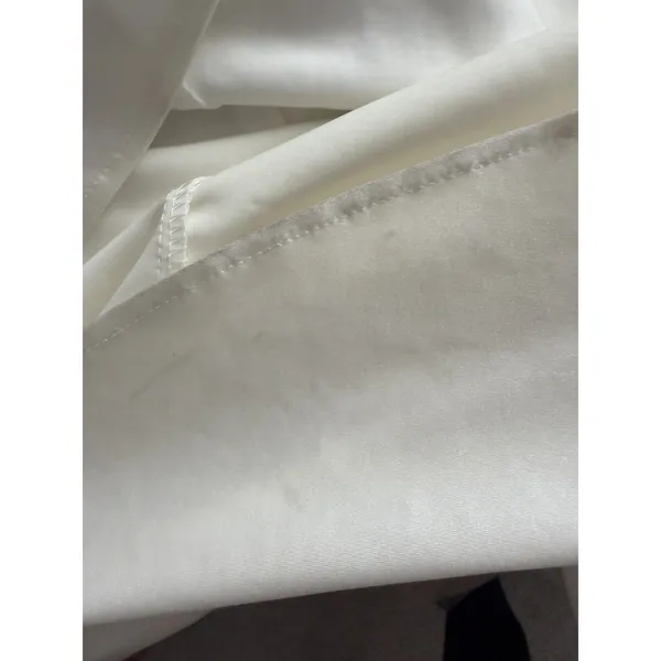 Lulus True Love Story White Embellished Cap Sleeve Mermaid Maxi Dress Size 8‎ - Image 12