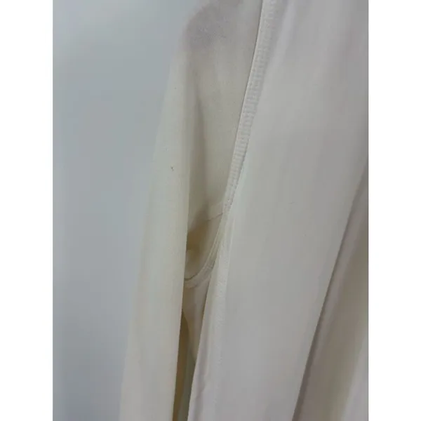 Lululemon off white open front hooded performance cardigan womens XS yoga lounge - Image 3