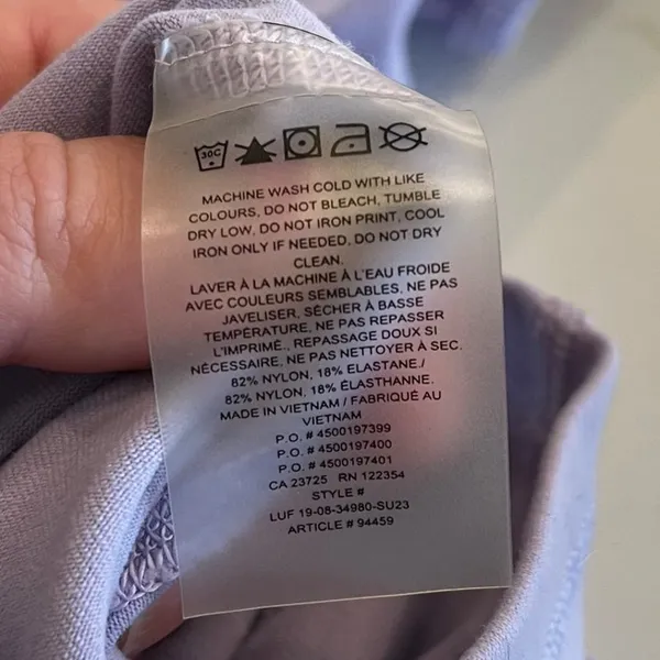 Aritzia TnAction TnaLIFE Shake-It‎ 5” Romper Purple Size XS - Image 6