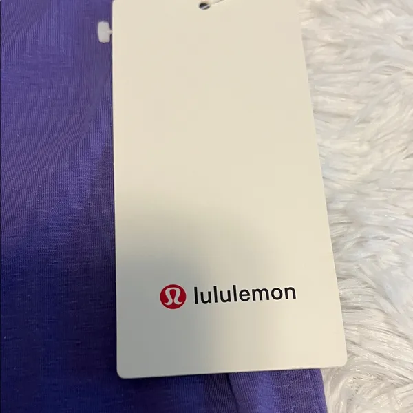 Lululemon Classic-Fit Cotton-Blend Scoop Dress size 4 Charged Indigo - Image 2