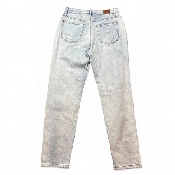 BDG Urban Outfitters High Rise Mom Jeans Light Wash Distressed Size 28 Baggy Y2K - Image 2