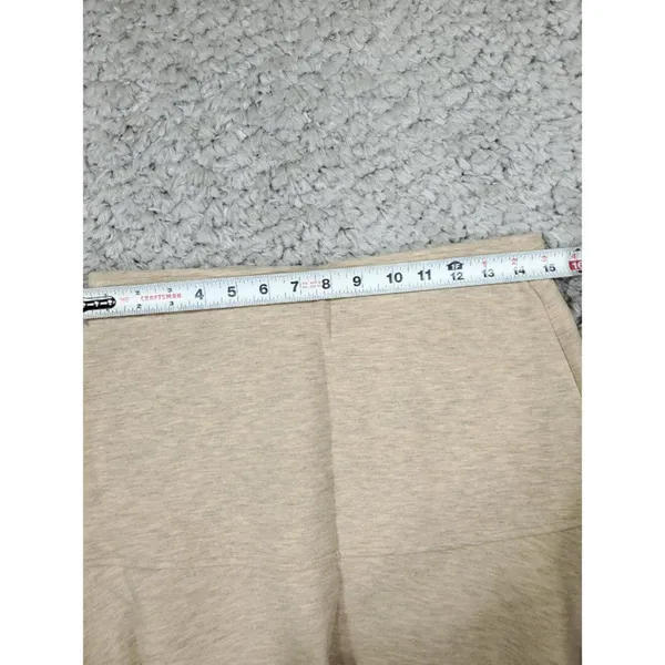 OGL FuzzLuxe Flared Maxi Skirt Heather Beige Cashmere Like Size Medium Tan - Image 4