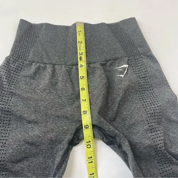 Gymshark Vital Seamless 2.0 Leggings Charcoal Marl Size Small - Image 15