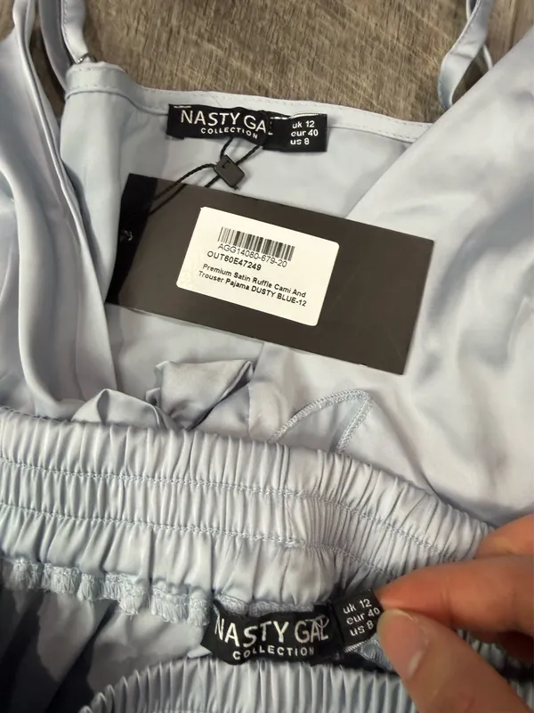 Nasty Gal Blue PJ Set - Image 7