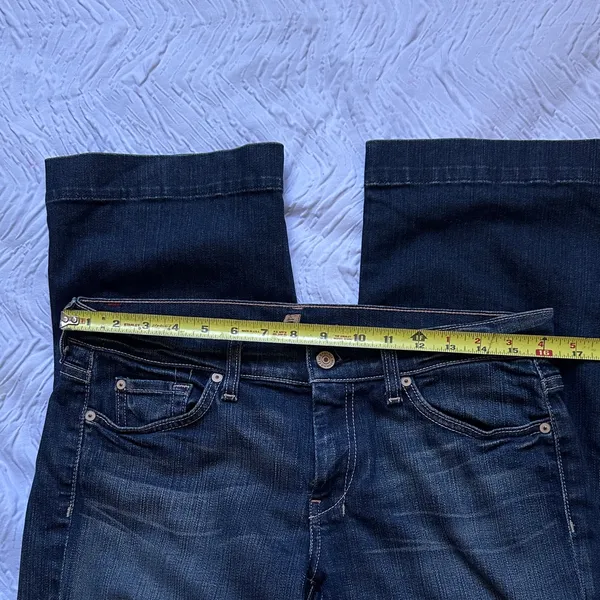 7 For All Mankind Dark Blue Capris - Image 7