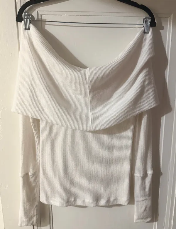 We The Free Snowbunny Off The Shoulder Top In White - Size S - Image 5
