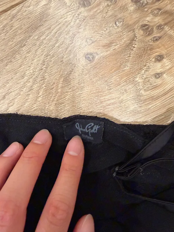 Brandy Melville lace black tank - Image 2