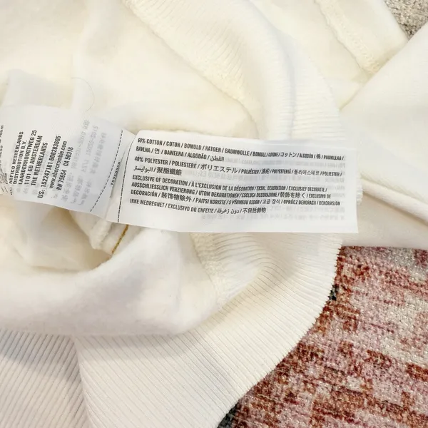 Abercrombie & Fitch White Cropped Long Sleeve Sweater‎ XS Preppy Casual Soft - Image 7
