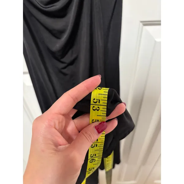 Windsor Black Ruched Bodycon Dress Size S - Image 4