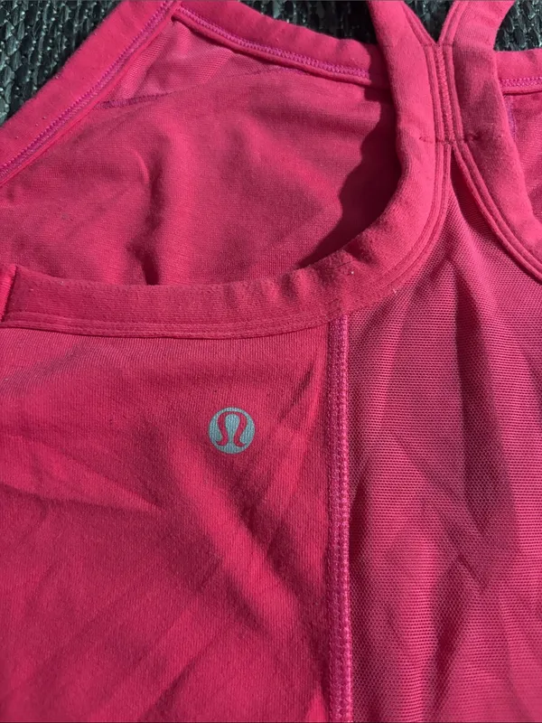Lululemon Racerback Tank Top Pink Size 8 - Image 5