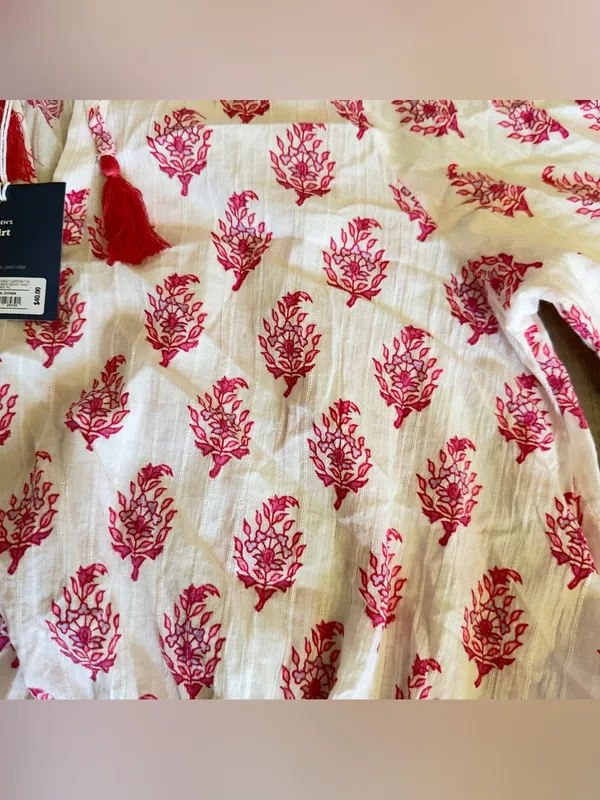 Roller Rabbit x Target Bouquet Side-Tie Beach set Pull-On Shorts & Top - Image 10