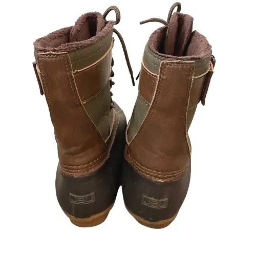 JBU by Jambu Nova Scotia Lace Up Duck Boots‎ Weatherproof Green Brown Size 7 - Image 4