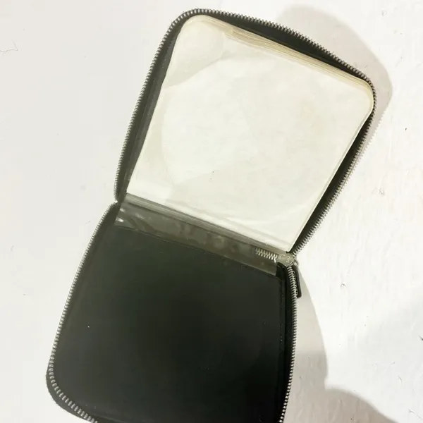 Coach Leather Cd Case Dvd Multi Pouch Accessories Women‎ Men Black Dj4028 - Image 3