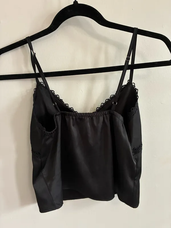 Black Edikted Lace Tank Top - Image 3