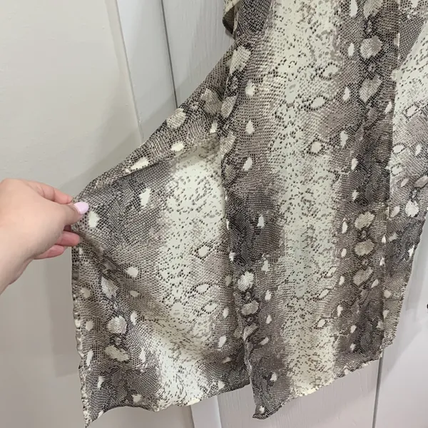 She & Sky Snakeskin print cardigan - Image 3