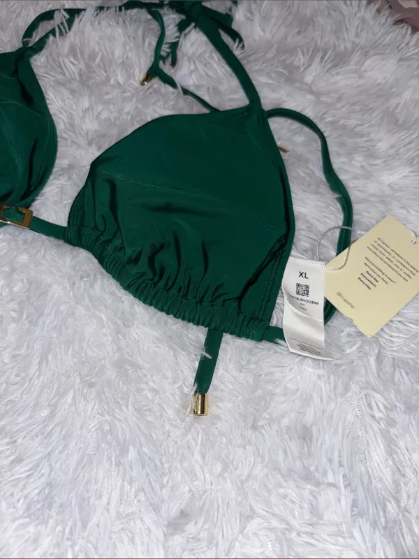 Cupshe Sweet Pick Green Swimsuit Set - Image 8