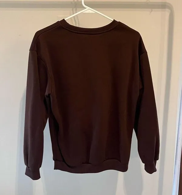 Brown crewneck Size M - Image 2