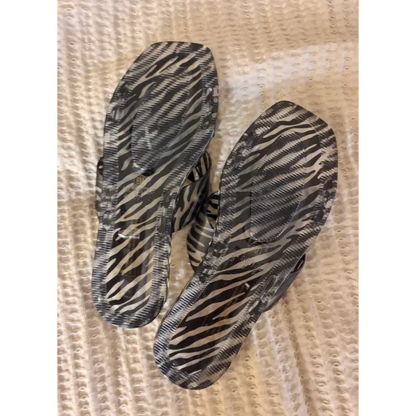 Matisse x Anthropologie zebra jelly sandals - Image 4