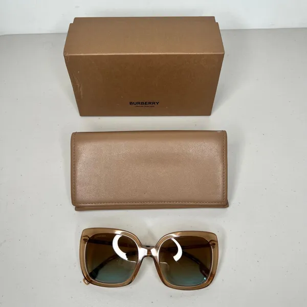 Burberry Tan Square Sunglasses - Image 2