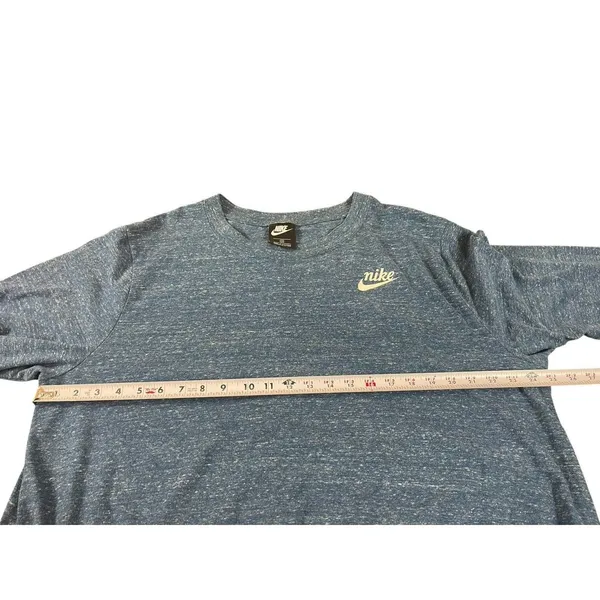 Nike Women’s 2X Blue Lightweight Pullover Sweatshirt Swoosh Logo Athleisure - Image 8