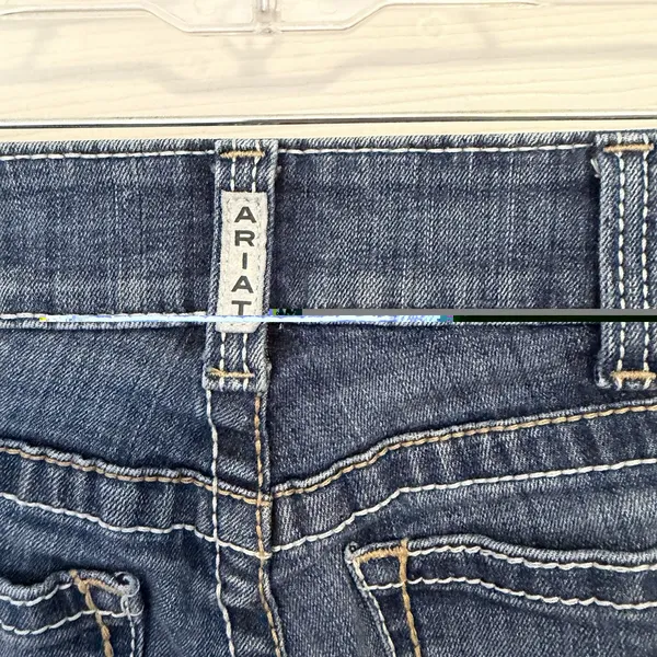 Ariat REAL Jeans Women's 28R MidRise Stretch Whipstitch Bootcut Western Rodeo - Image 4