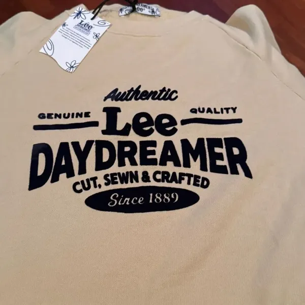 DAYDREAMER x LEE Genuine Quality Sweatshirt in Khaki Size M New w/ Tag MSRP $120 - Image 13