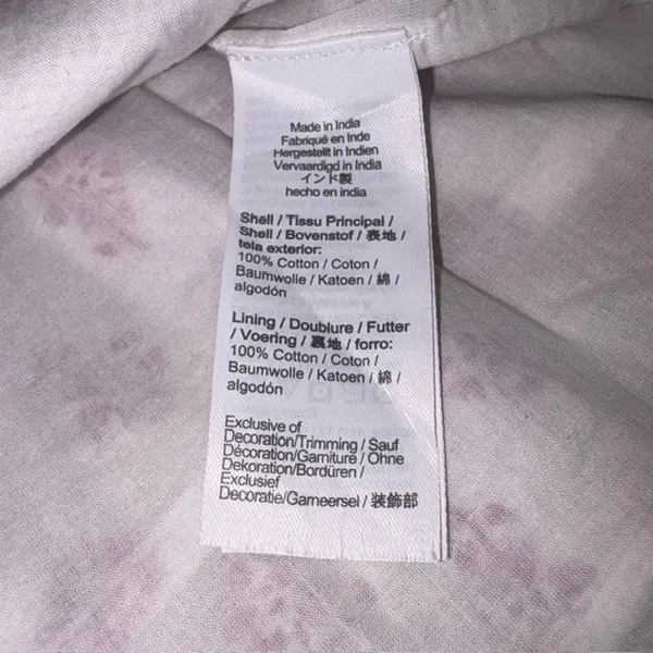 J. Crew Floral Tiered Midi Dress Sleeveless White Violet Storm 12 - Image 9