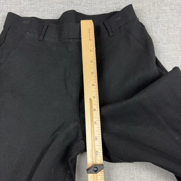 Quince Ultra Stretch Ponte Bootcut Pants Womens Medium Black Pull On Office Work - Image 6