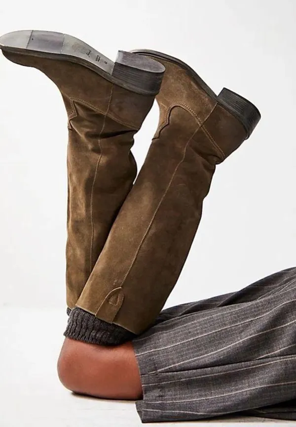 🆕 Free People | Arya Riding Boot | Olive | Size: Us 6.5 (Eu 37) - Image 3