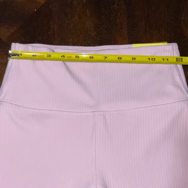 Ultra High-Rise Ribbed Leggings - Light Pink - Image 9