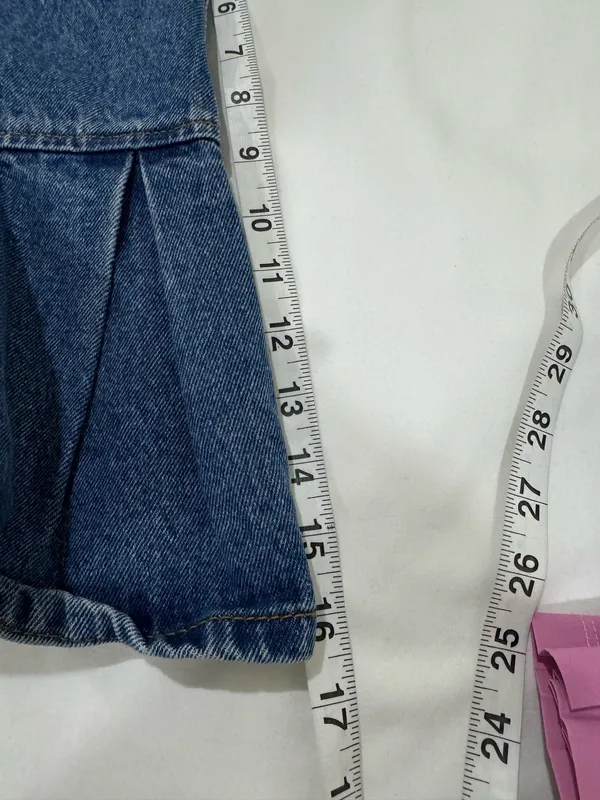 Lioness Denim Pleated Mini Skirt - Image 7