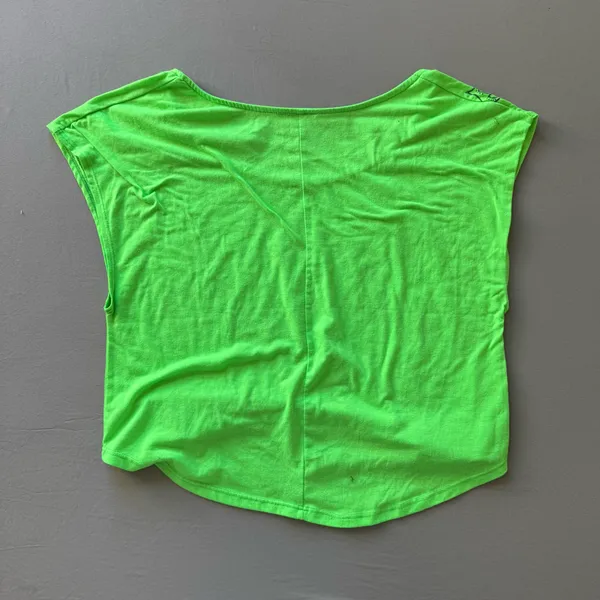Y2K Owl Print Scoop Neck Tee - Image 2