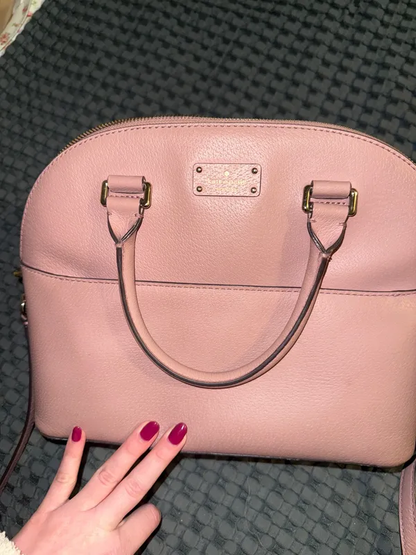 Kate Spade Pink Purse Leather - Image 2