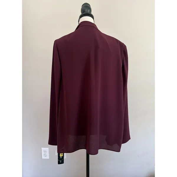 Rimini burgundy open front blazer NWT size 10 Size M - Image 4