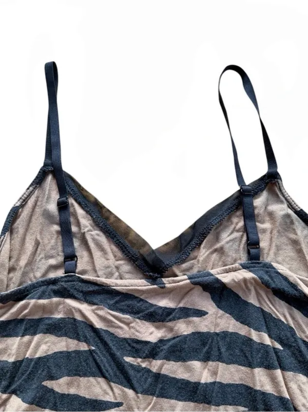 Stars Above Womens Large Zebra Print Cami Cami Top Soft Modal Adjustable Straps - Image 4
