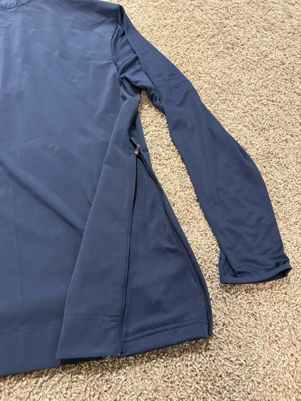 Nike windbreaker quarter zip navy blue  - Image 5